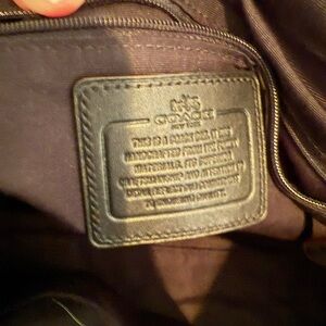 Coach Dark Leather Men's Backpack